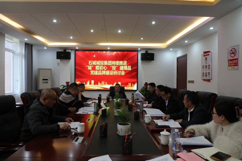 集团召开持续推进“‘城’载初心 ‘投’建精品”党建品牌建设研讨会